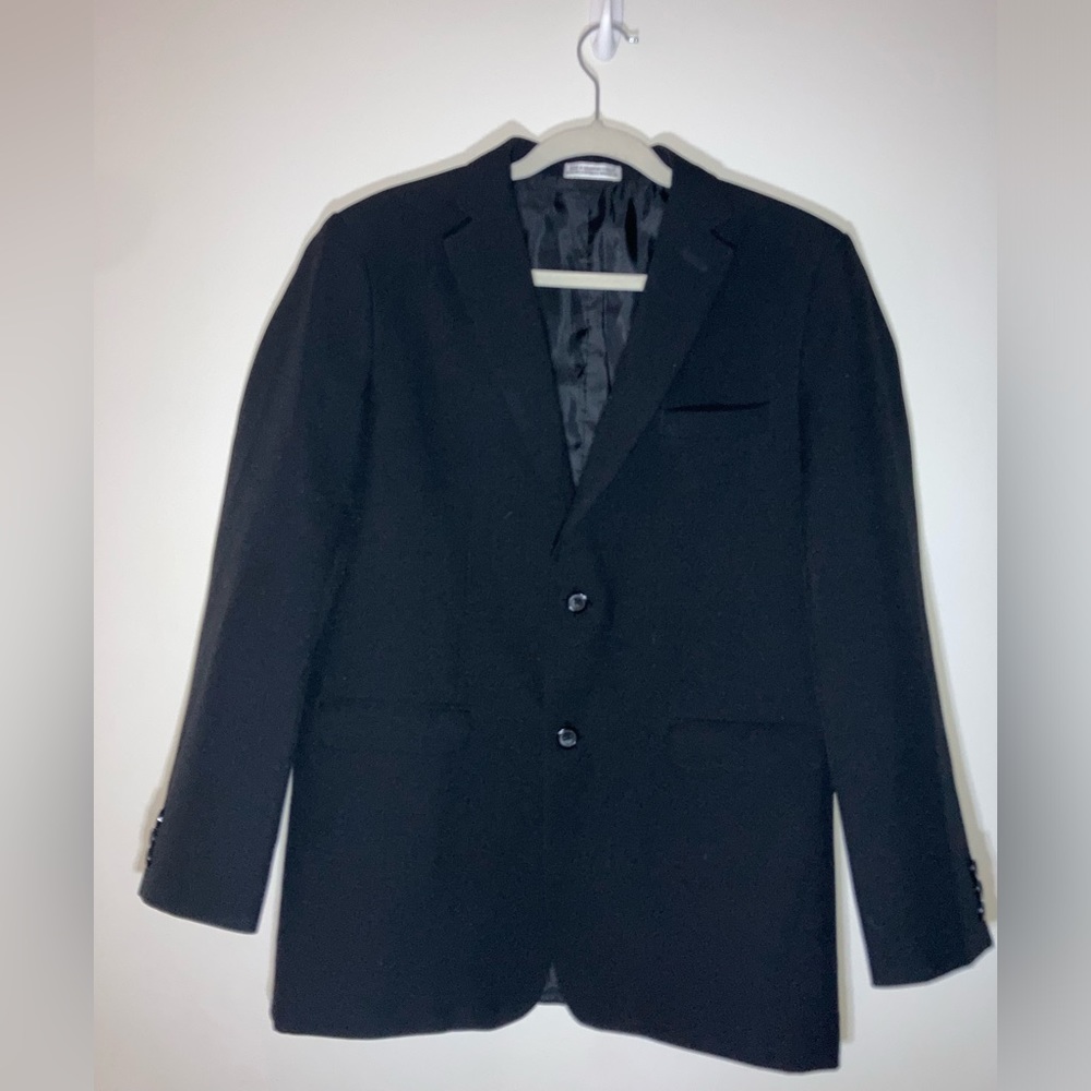 Geoffrey Beene‎ Black Two Button Suit Jacket